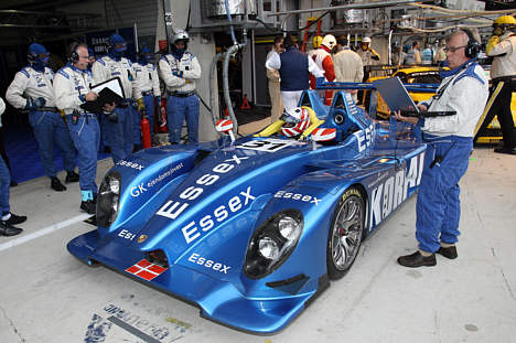 Team Essex er foreløbig på pole position i LMP2 på Le Mans.
